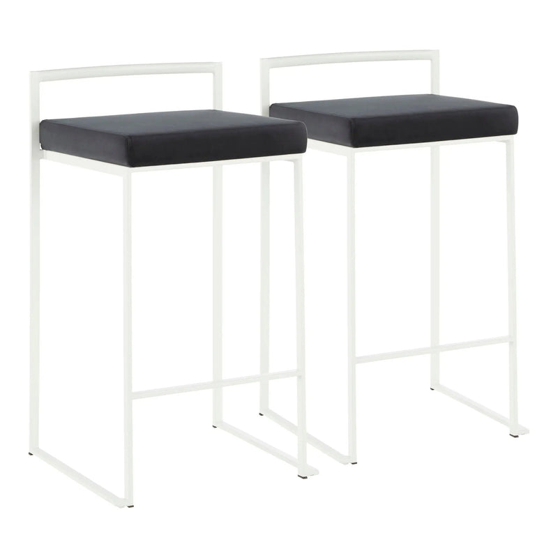 Fuji - Simple Elegance, Contemporary Stackable Counter Stool by HouseOfZazla