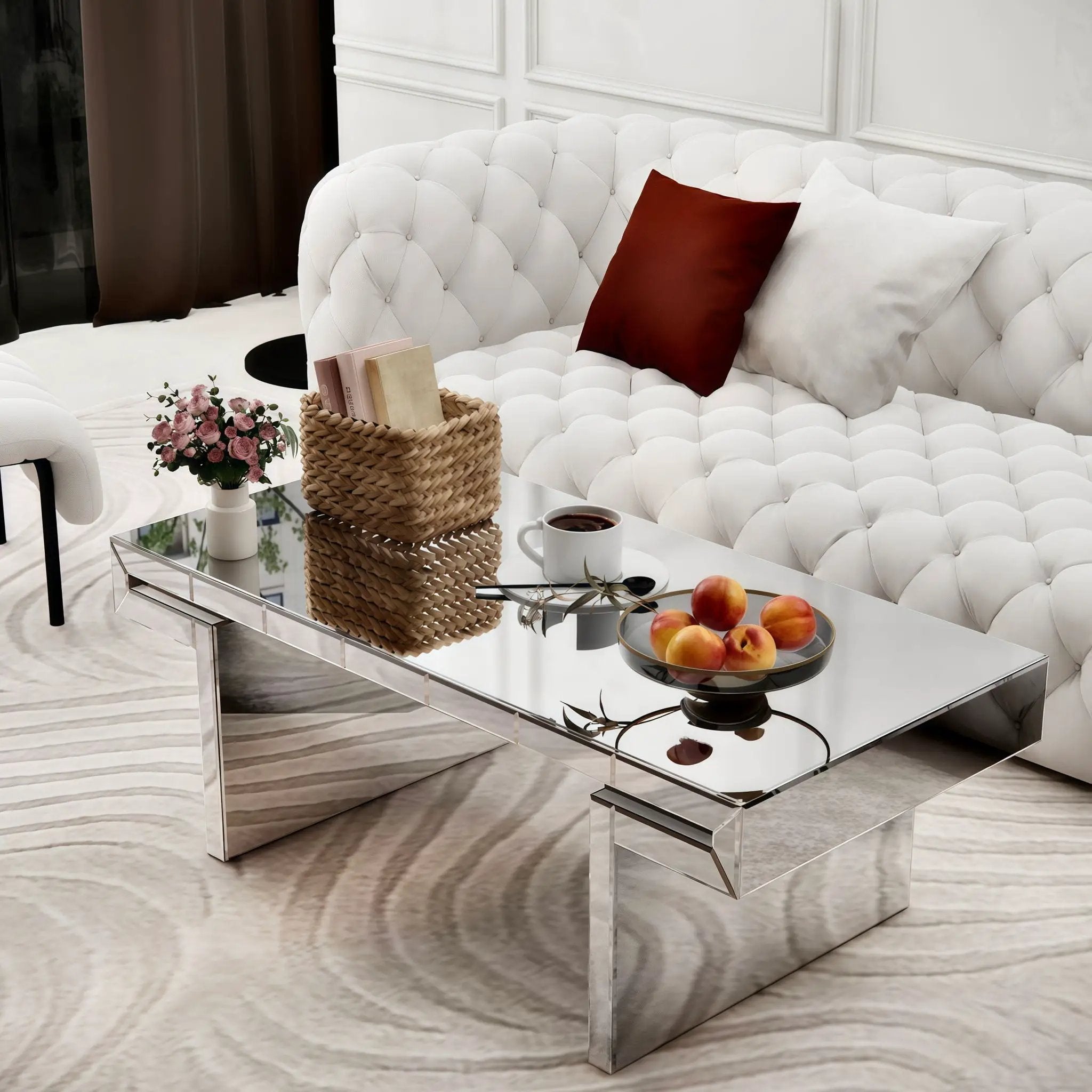 American Vintage Industrial Coffee Table, Double Tier Design by Unique Piece Furniture