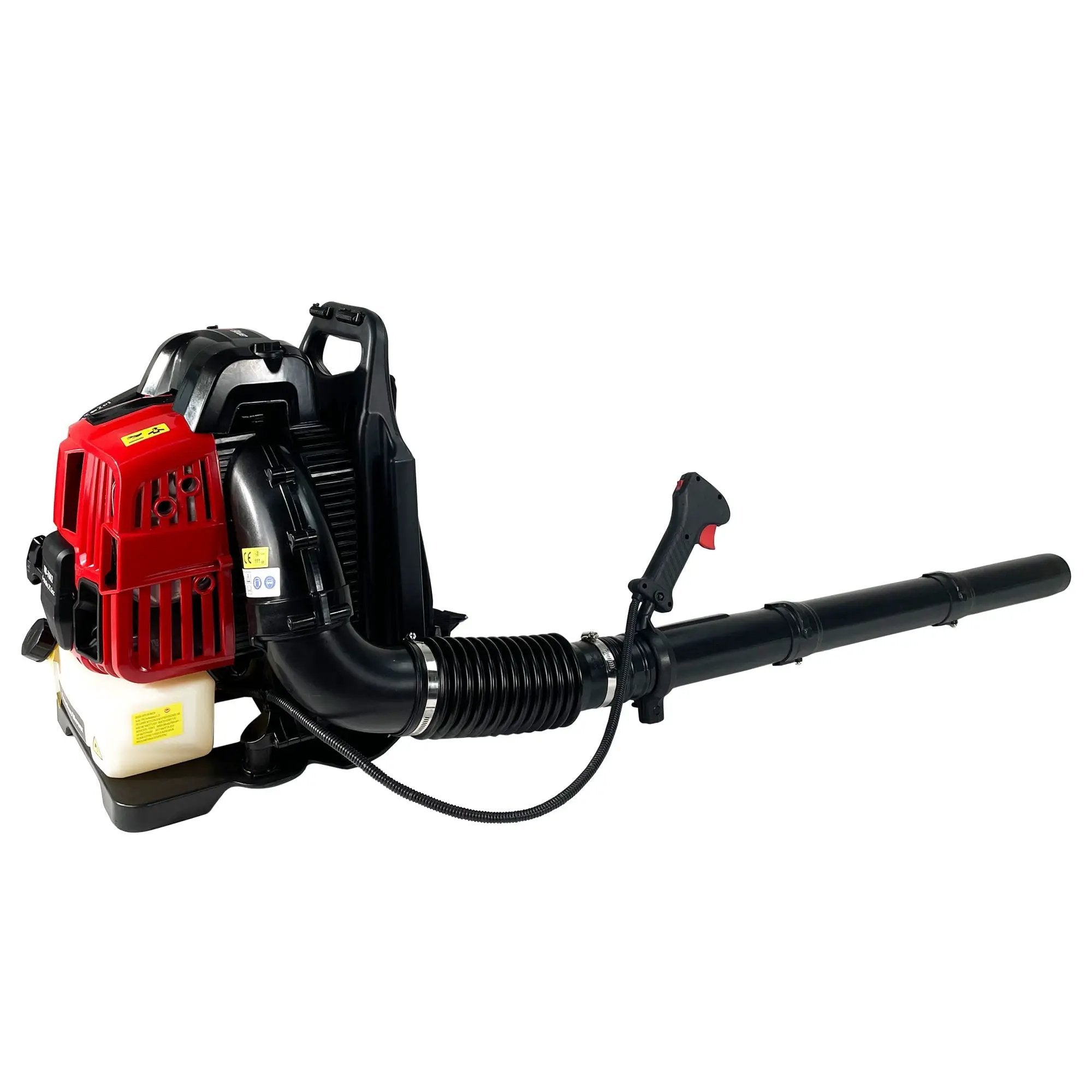 Backpack Gas Leaf Blower, 76Cc, 660Cfm, 200Mph, 4 Stroke Air Cooling Gas Backpack Grass Blower, Snow Blower Epa Compliant - Red by HouseOfZazla
