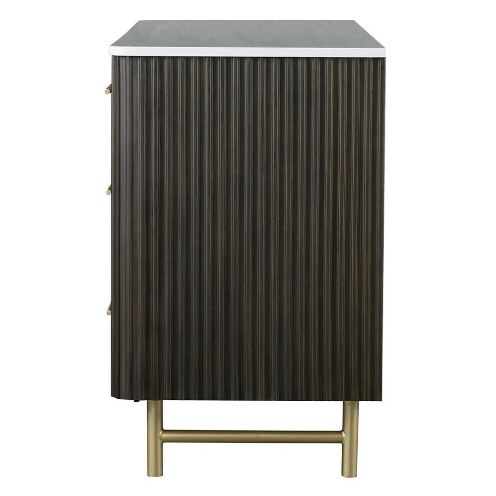 Clayten - Dresser - Marble Top & Espresso by Unique Piece Furniture