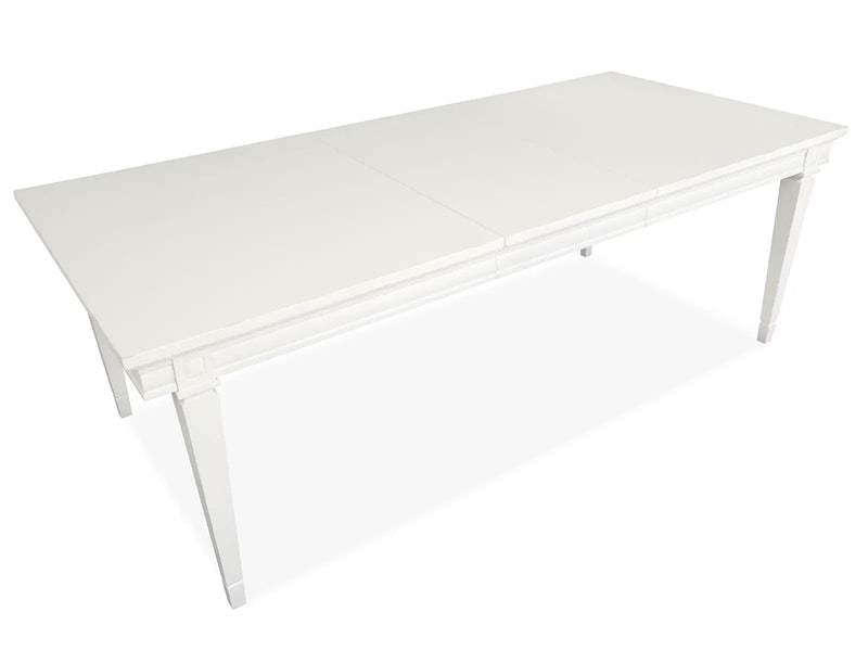 Willowbrook - Extendable Rectangular Dining Table - Egg Shell White by Unique Piece Furniture