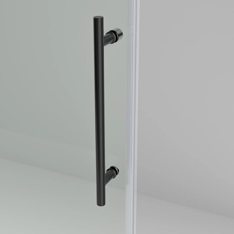 56-60"W x 76"H Frameless Sliding Shower Door with Premium Tempered Glass by HouseOfZazla