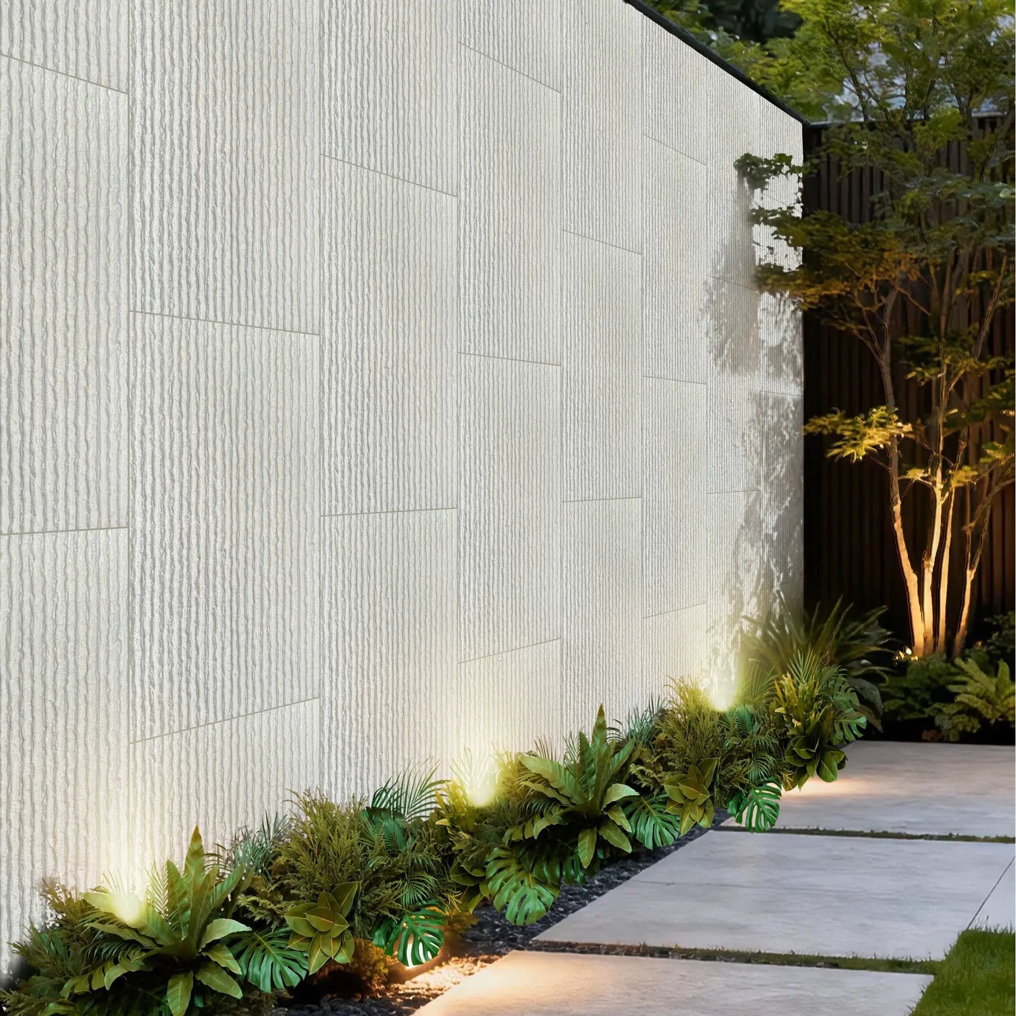 3D Faux Stone Wall Panels - 12 PCS PU Wainscoting Panel by HouseOfZazla