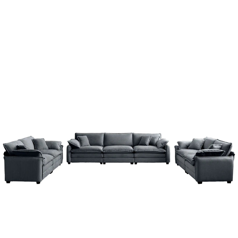 Modern Living Room Sofa 3 Pieces Set by HouseOfZazla