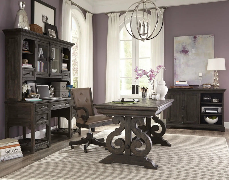 Bellamy - Fully Upholstered Desk Chair - Peppercorn by Unique Piece Furniture