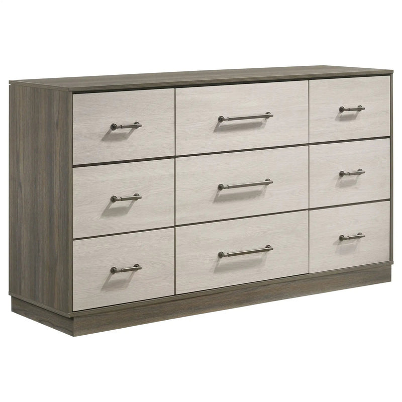 Fenwick 5-piece Eastern King Bedroom Set Grey Oak by Unique Piece Furniture