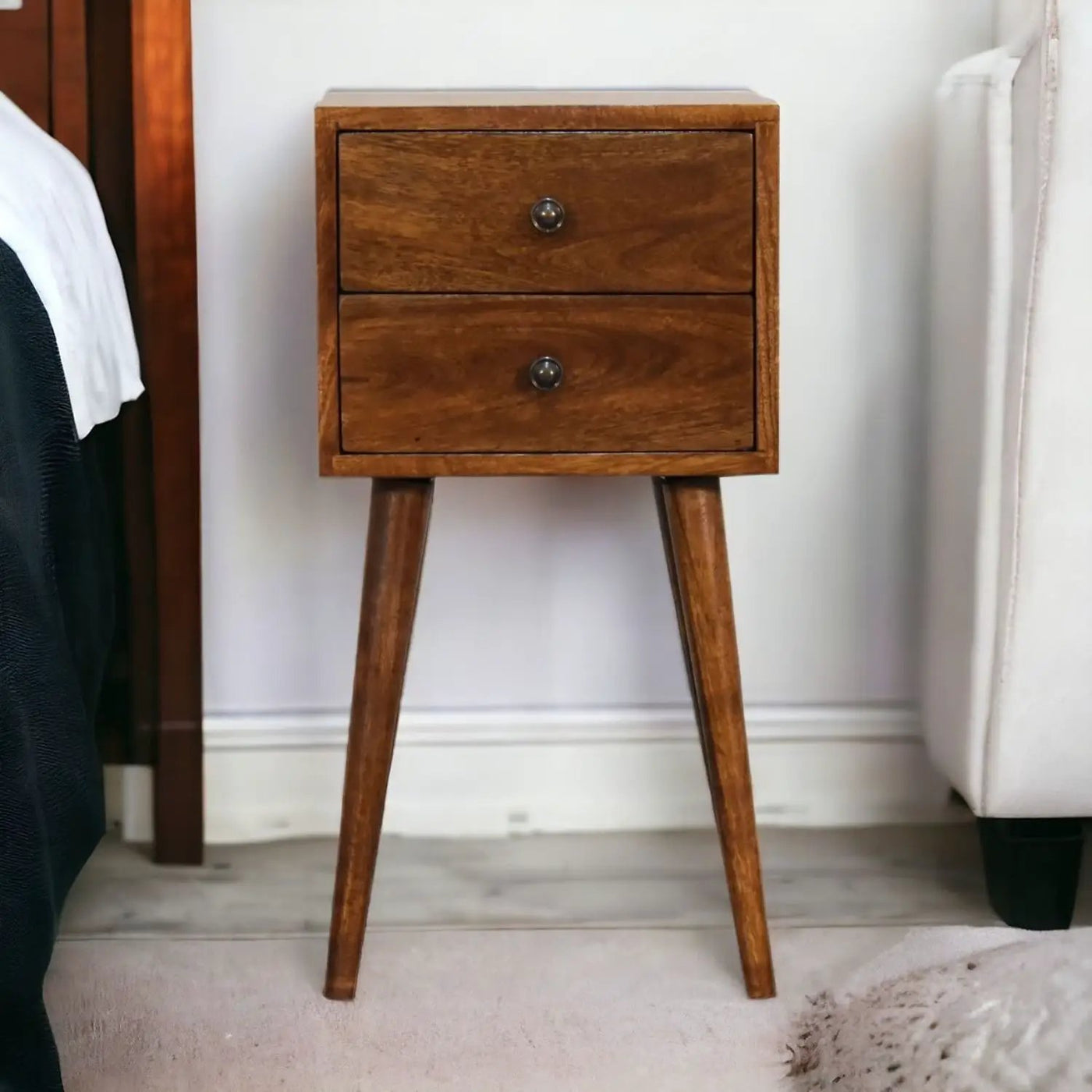 Mini 2 Drawer Nightstand by Unique Piece Furniture
