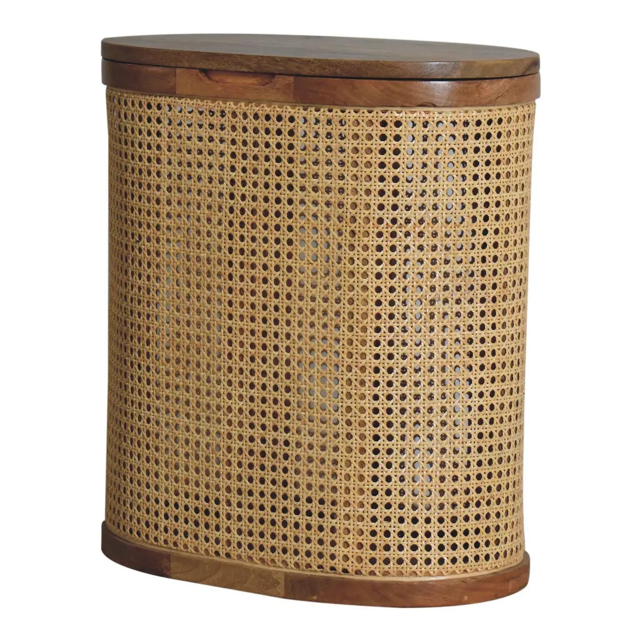 Larissa - Lid Up, Storage Stool - Oak by HouseOfZazla