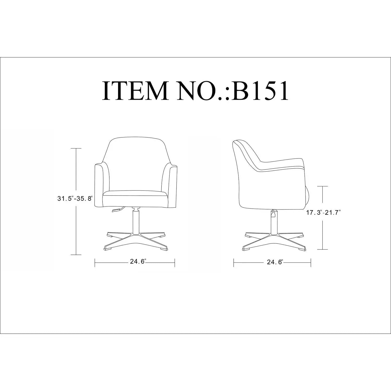 Pelo - Swivel Lounge Chair by HouseOfZazla