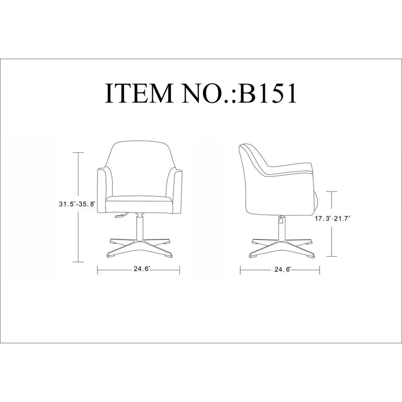Pelo - Swivel Lounge Chair by HouseOfZazla