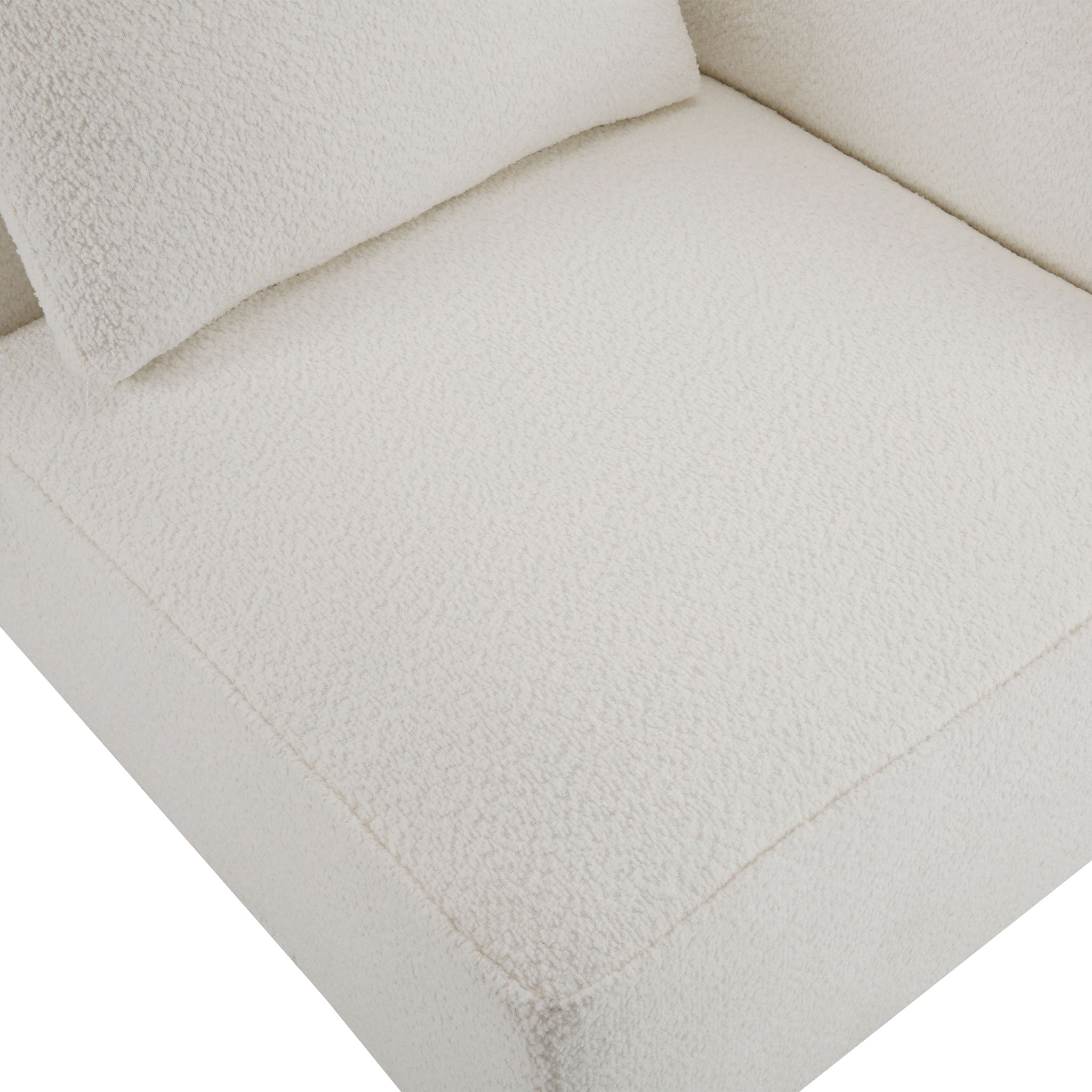 Chita Sectional Sofa 3 Seater With Light Strip - Beige by HouseOfZazla