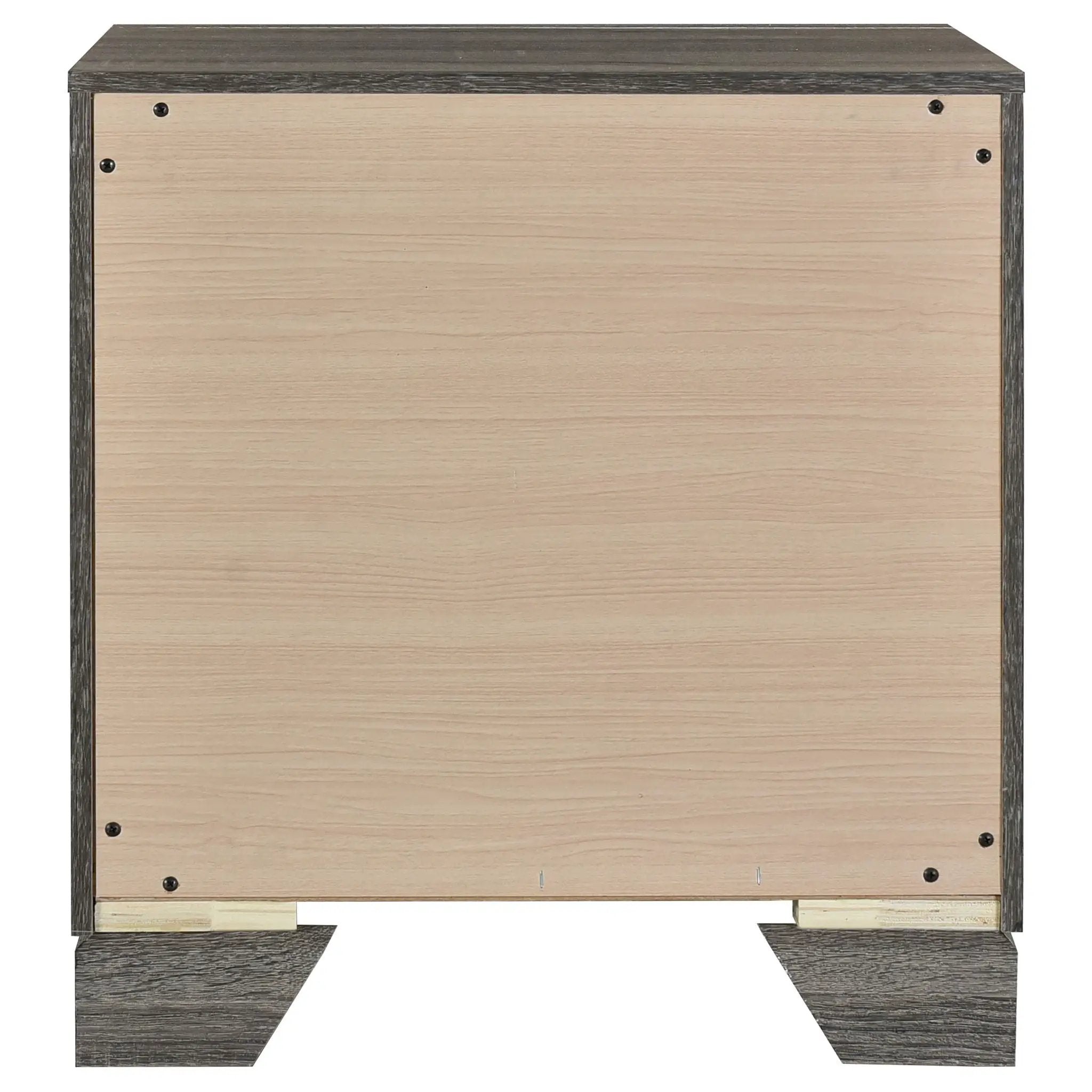 Funston - 2 Drawer Nightstand - Brown Oak