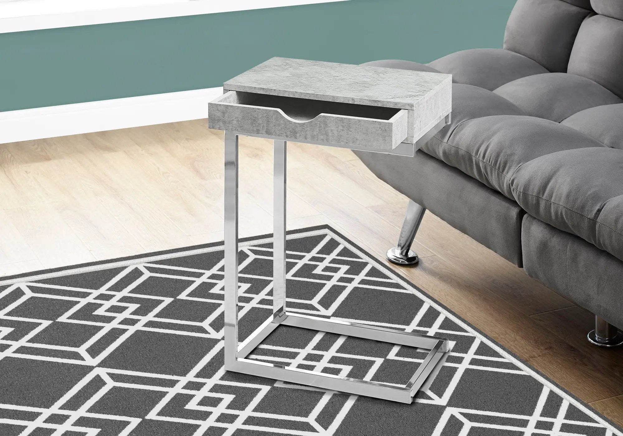 Accent Table, C - Shaped Contemporary Elegant Desig by Unique Piece Furniture