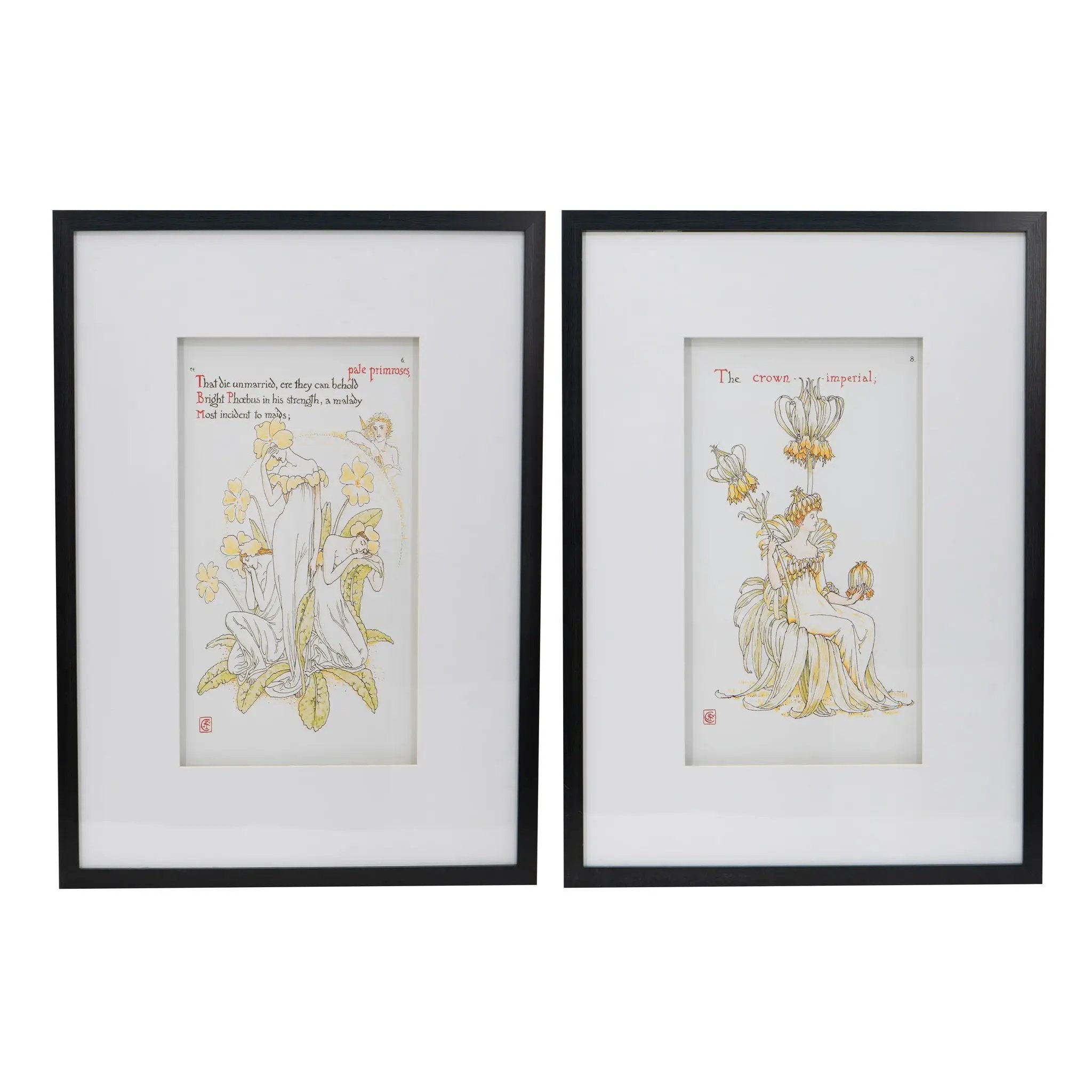 Wall Arts (Set of 2) - Multicolor by Unique Piece Furniture