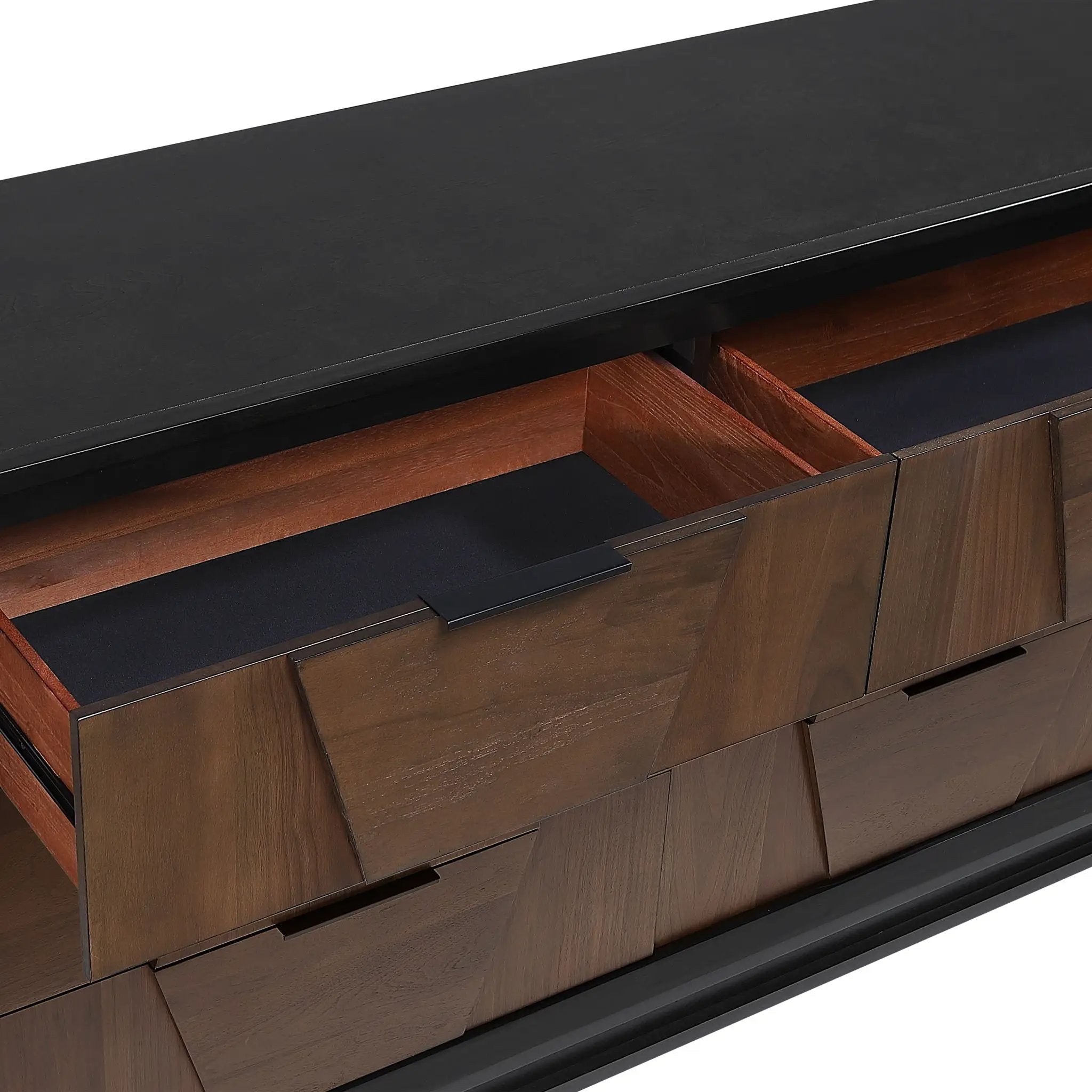 Houston - 6 Drawer Dresser - Walnut by HouseOfZazla