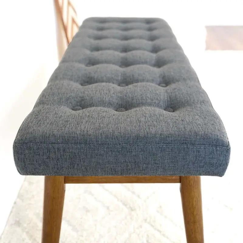 Delilah - Modern Bench - Gray by HouseOfZazla