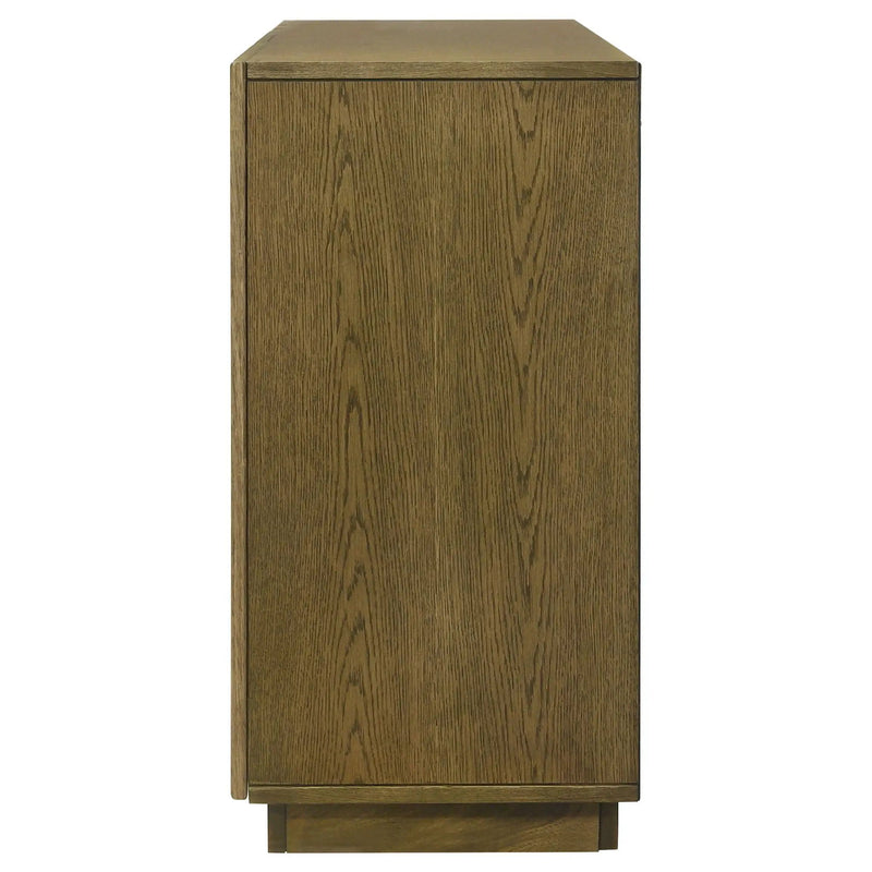 Castlewood 71-inch Dining Sideboard Buffet Server Brown Oak by Unique Piece Furniture