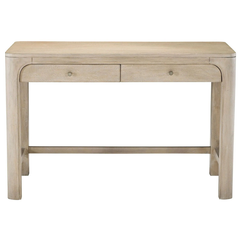 Solano 2-drawer Makeup Table Vanity Desk Weathered Mango by Unique Piece Furniture