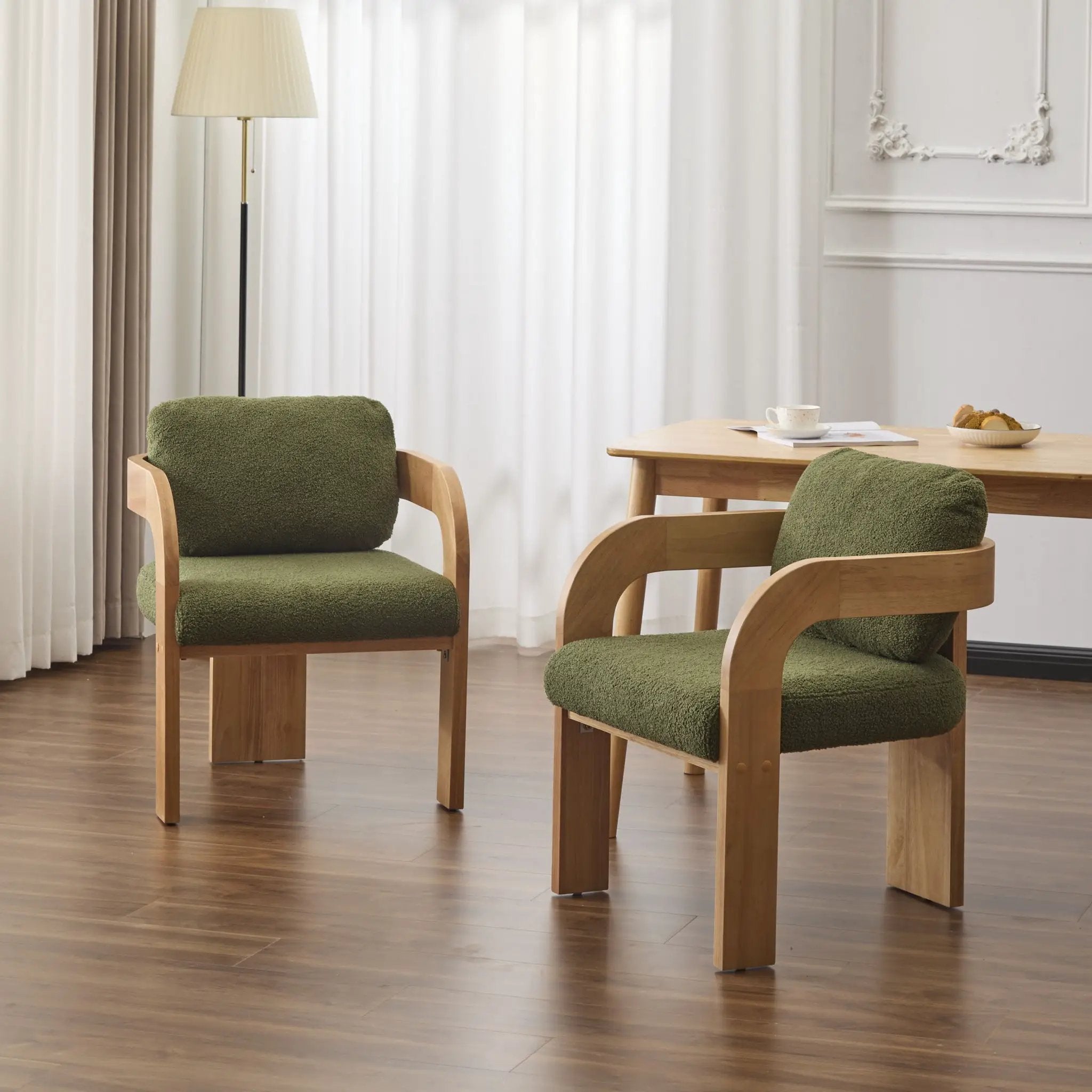 Dining Chairs With Pillow Back (Set of 2) by HouseOfZazla