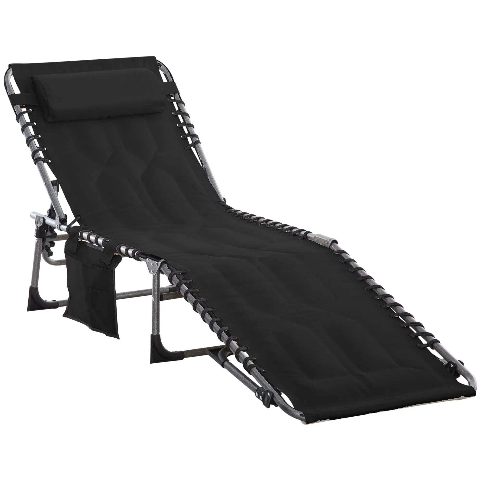 Outsunny Padded Folding Chaise Lounge Chair by HouseOfZazla