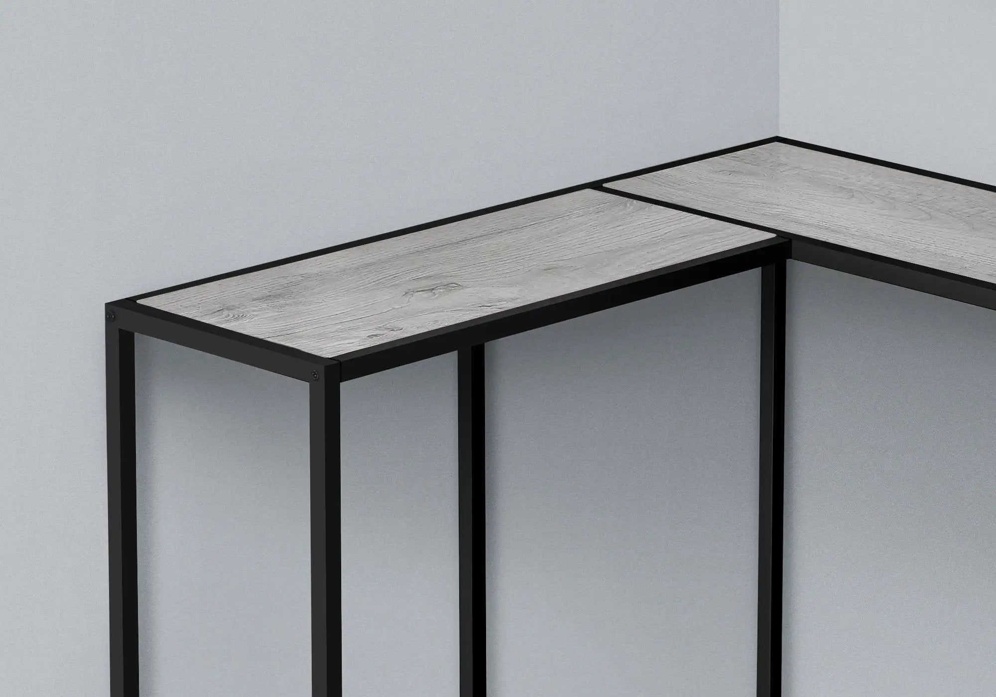 Corner Accent Console Table For Entryway, Unique L-Shaped Design by Unique Piece Furniture