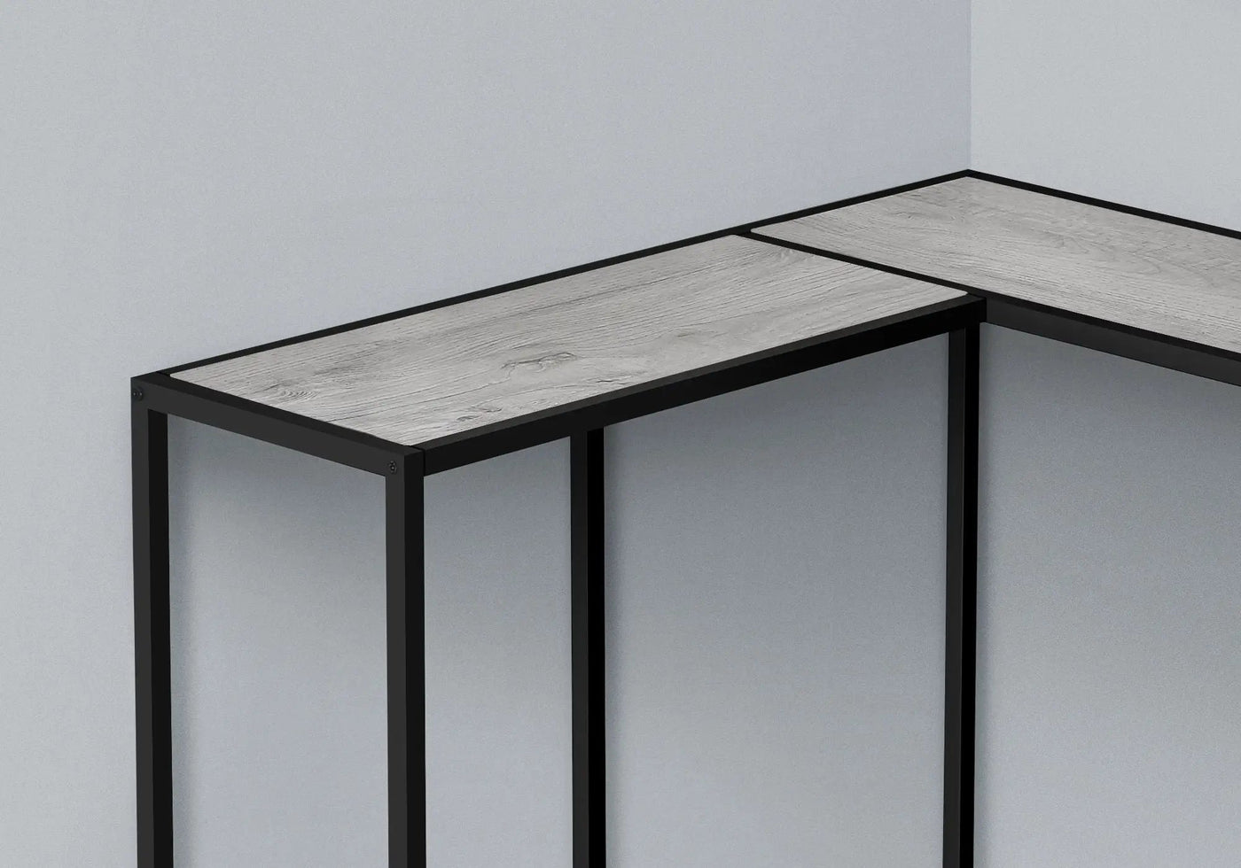 Corner Accent Console Table For Entryway, Unique L-Shaped Design by Unique Piece Furniture