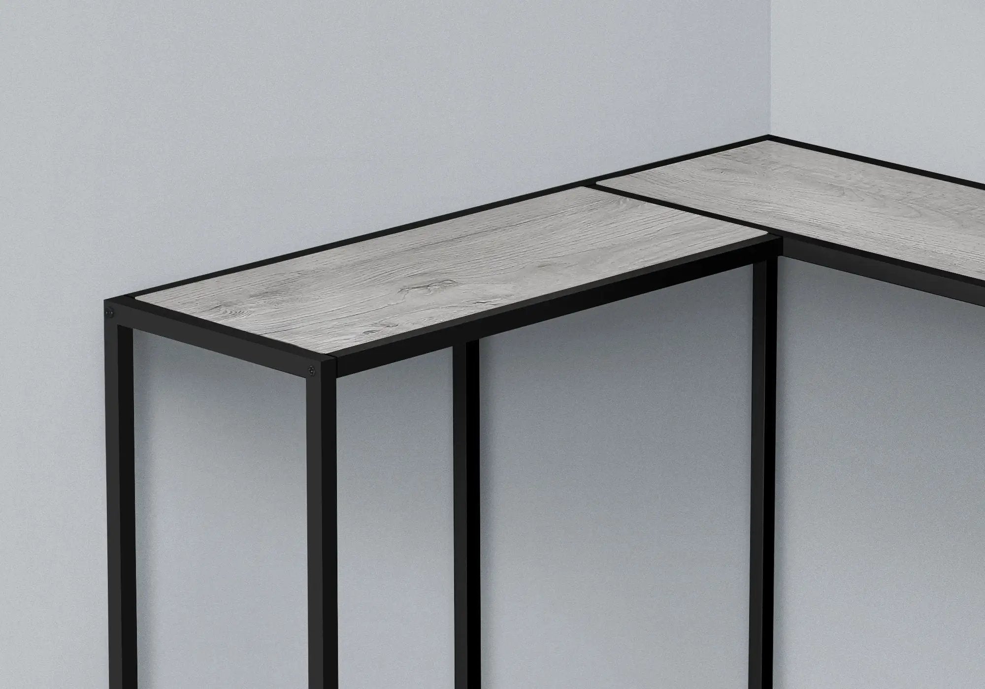 Corner Accent Console Table For Entryway, Unique L-Shaped Design by Unique Piece Furniture