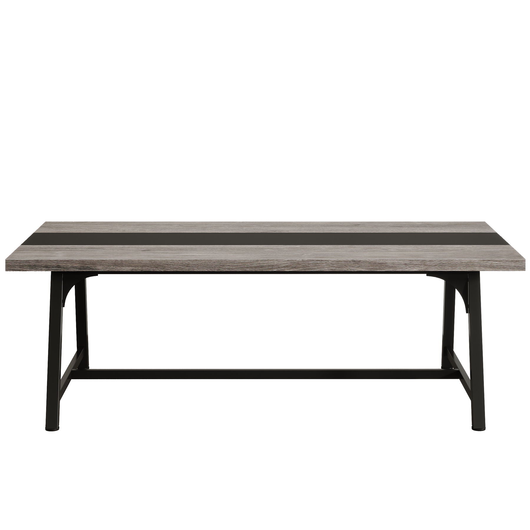 Modern Rectangular Conference Table For 6 - 8 People, Office Executive Desk