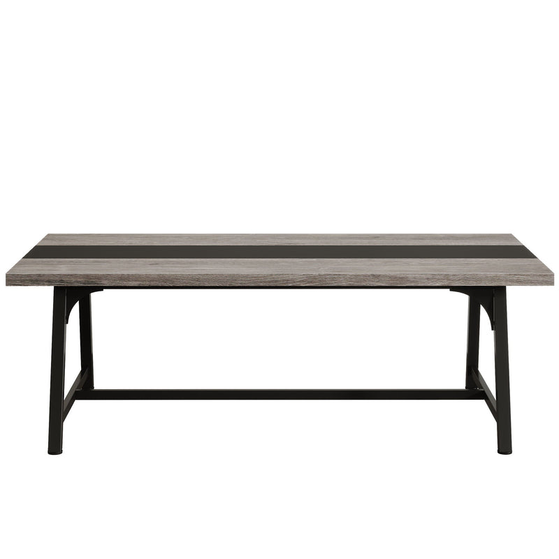 Modern Rectangular Conference Table For 6 - 8 People, Office Executive Desk