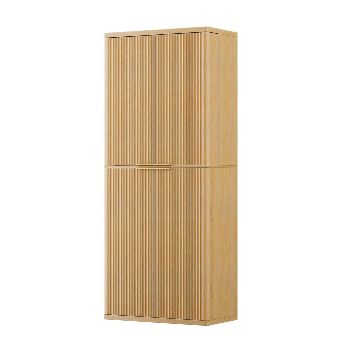 Kitchen Pantry Cabinet With 6 Doors by Unique Piece Furniture