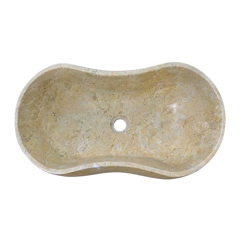 Bathroom Vessel Sink With Wavy Design by HouseOfZazla