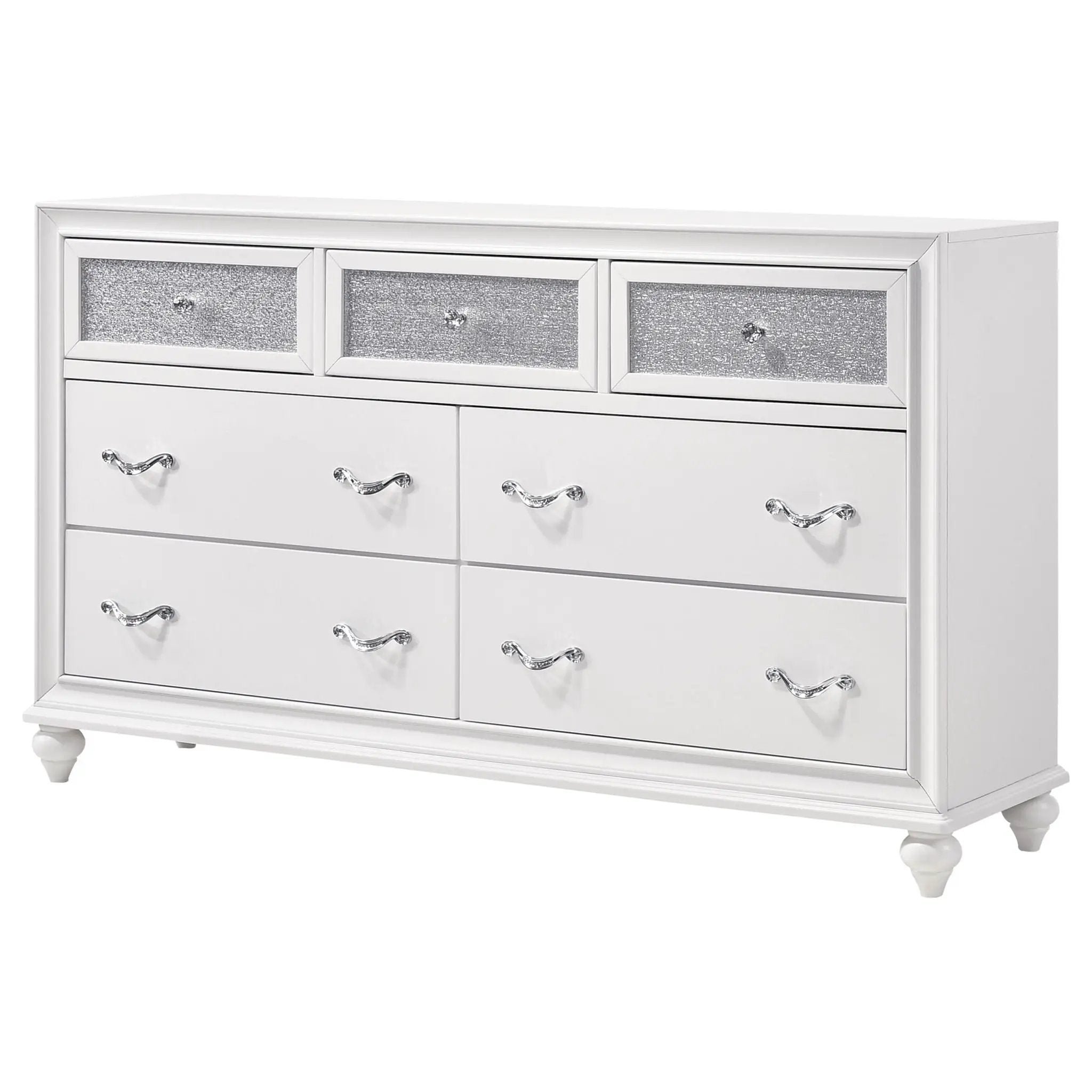 Barzini 7-drawer Dresser White by Unique Piece Furniture