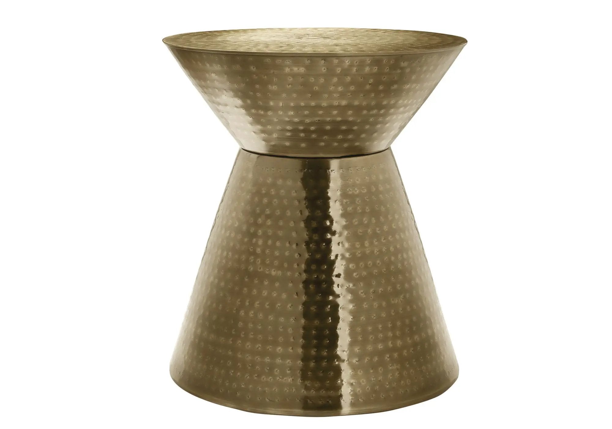 Drum Accent Side Table, Contemporary & Modern Elegant Design by HouseOfZazla