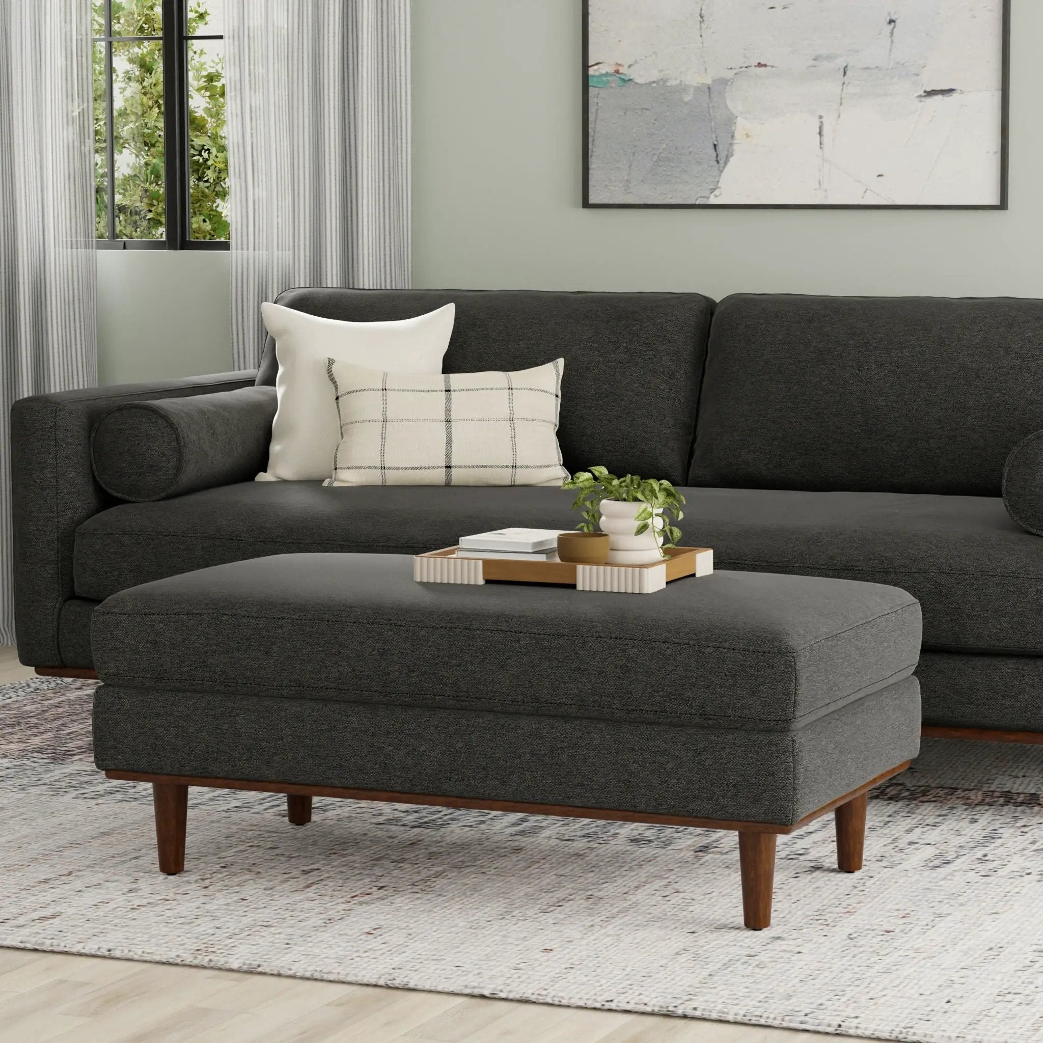 Morrison - Handcrafted Ottoman by HouseOfZazla