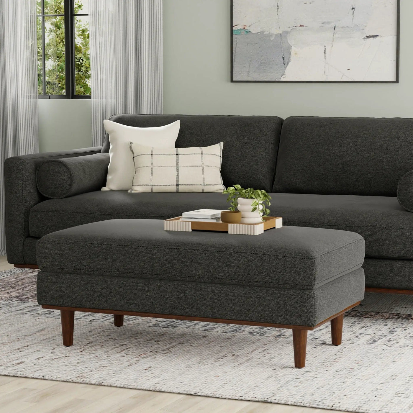 Morrison - Handcrafted Ottoman by Unique Piece Furniture