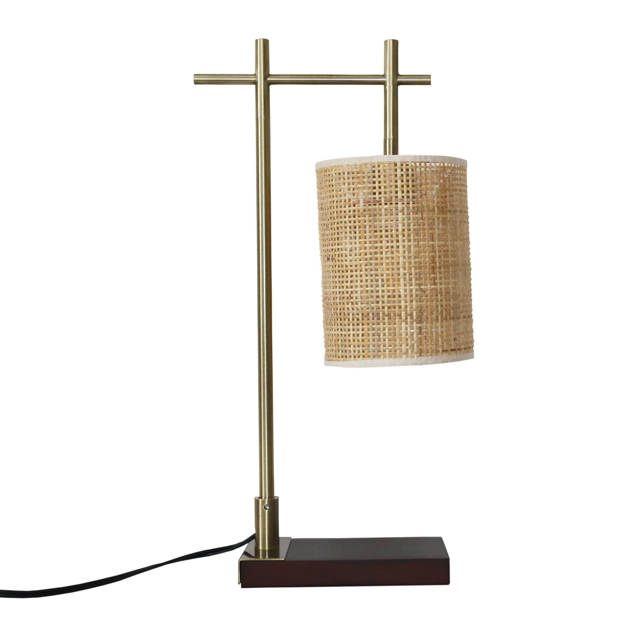 Bedroom Table Lamp With Lampshade - Bronze by HouseOfZazla
