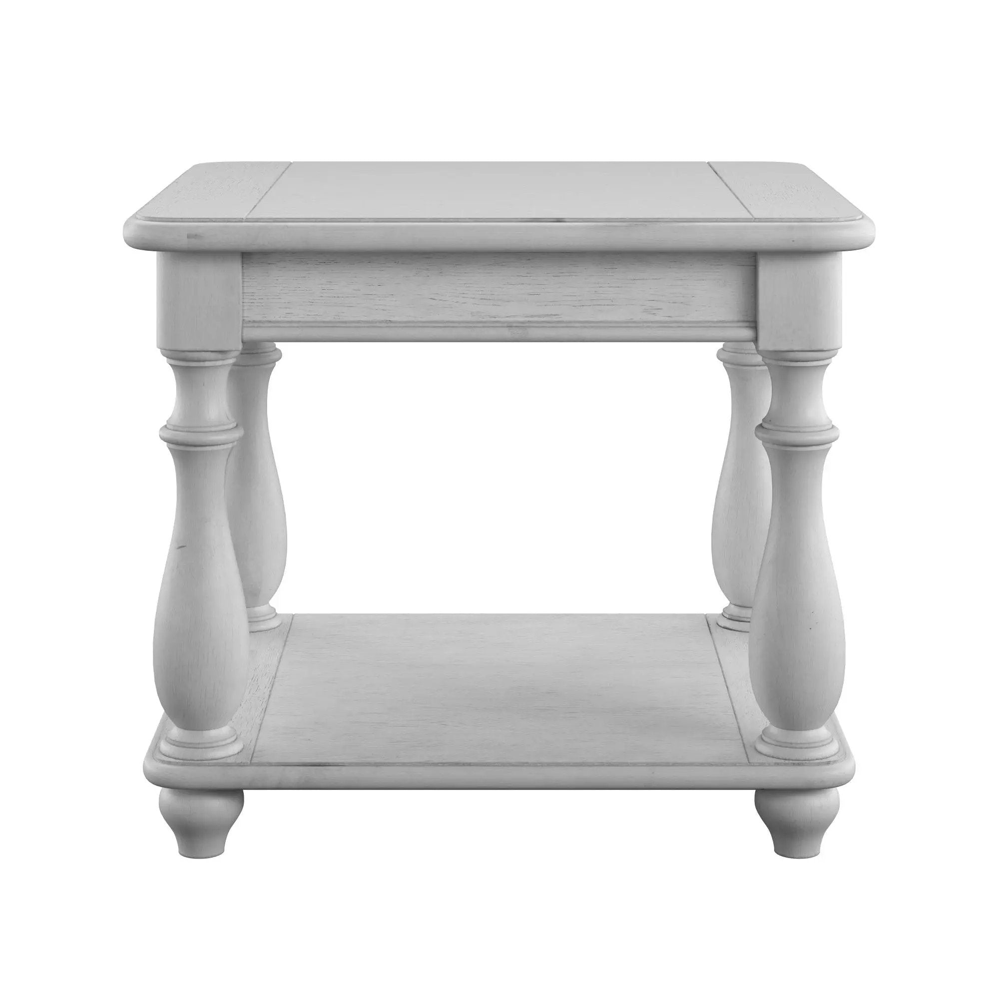 Square End Table - Gray by HouseOfZazla