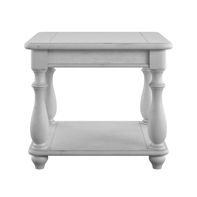 Square End Table - Gray by HouseOfZazla