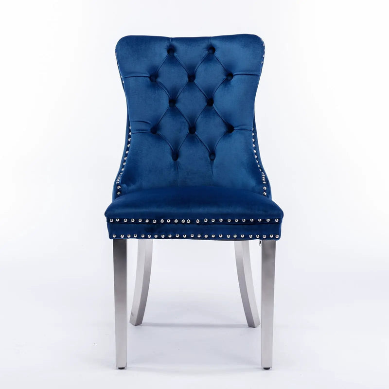 Nikki - Contemporary Upholstered Dining Chair (Set of 2) by HouseOfZazla