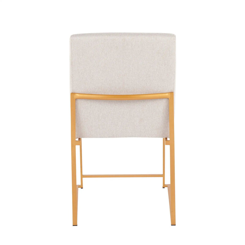 Fuji - Contemporary Stylish Frame, High Back Dining Chair (Set of 2) by Unique Piece Furniture