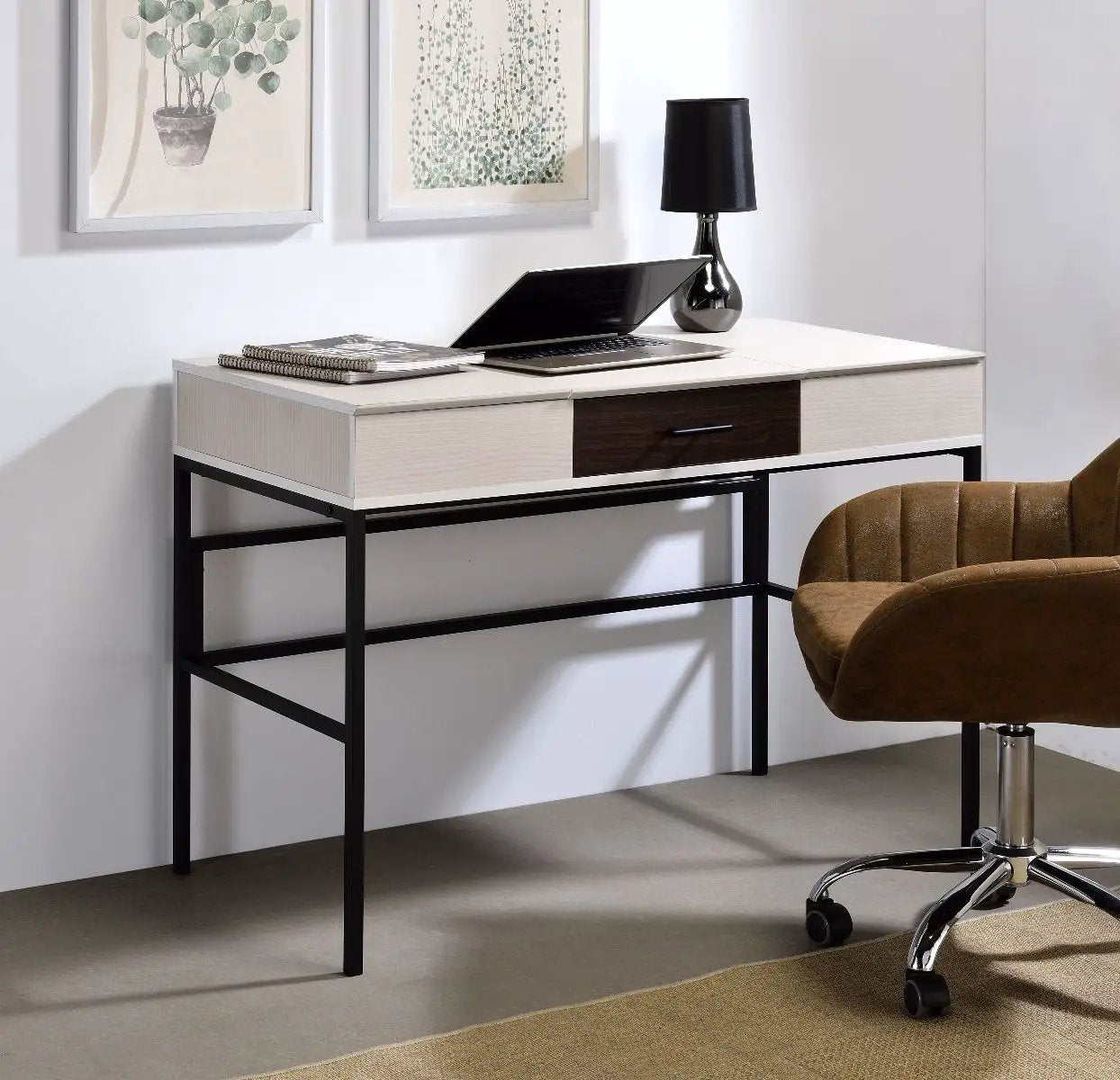 Verster - Writing Desk With USB by Unique Piece Furniture