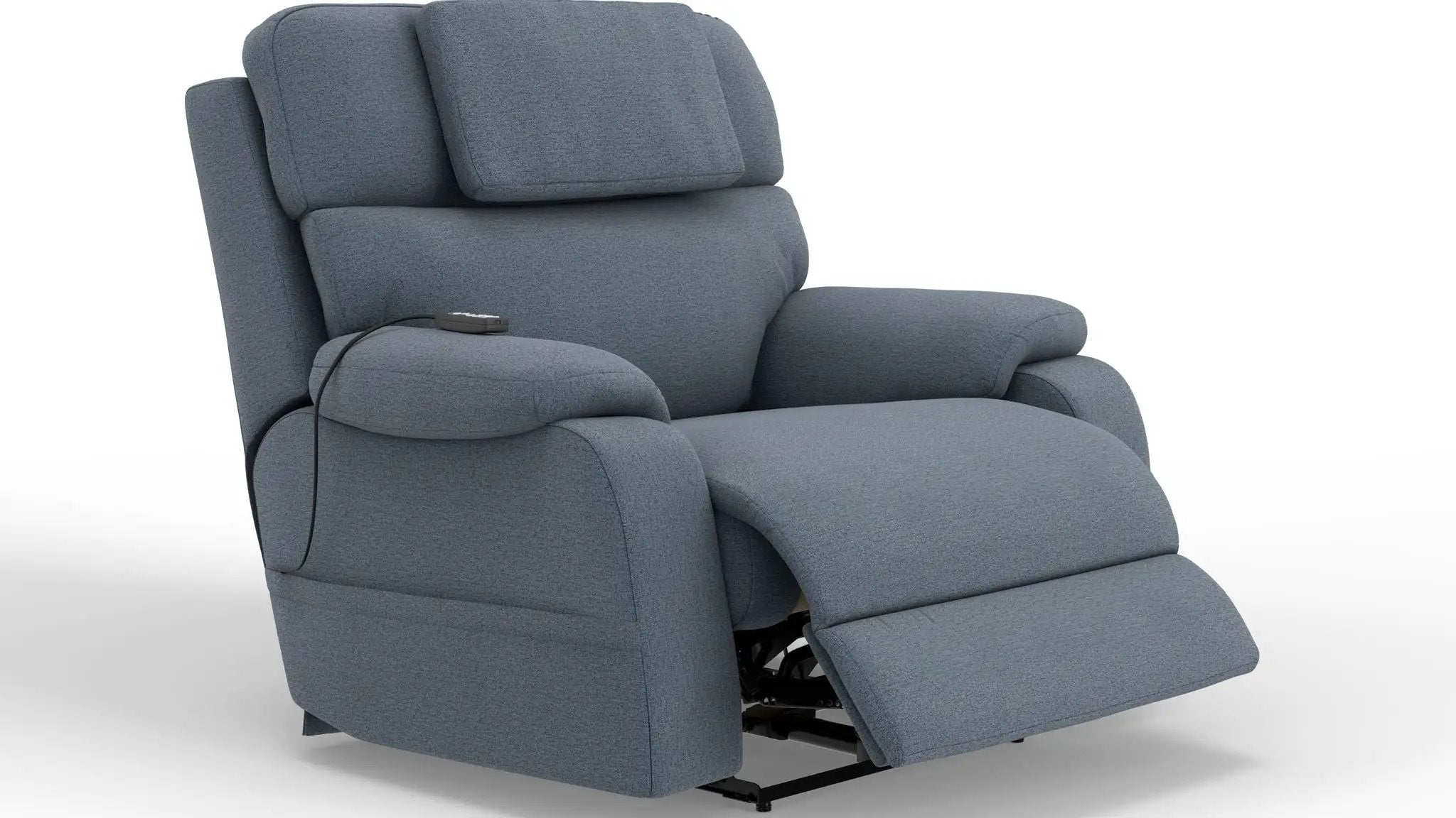 Dreamtime - 48" Power Headrest Power Lay Flat Recliner With CR3 Heat/Massage/Zero Gravity by Unique Piece Furniture