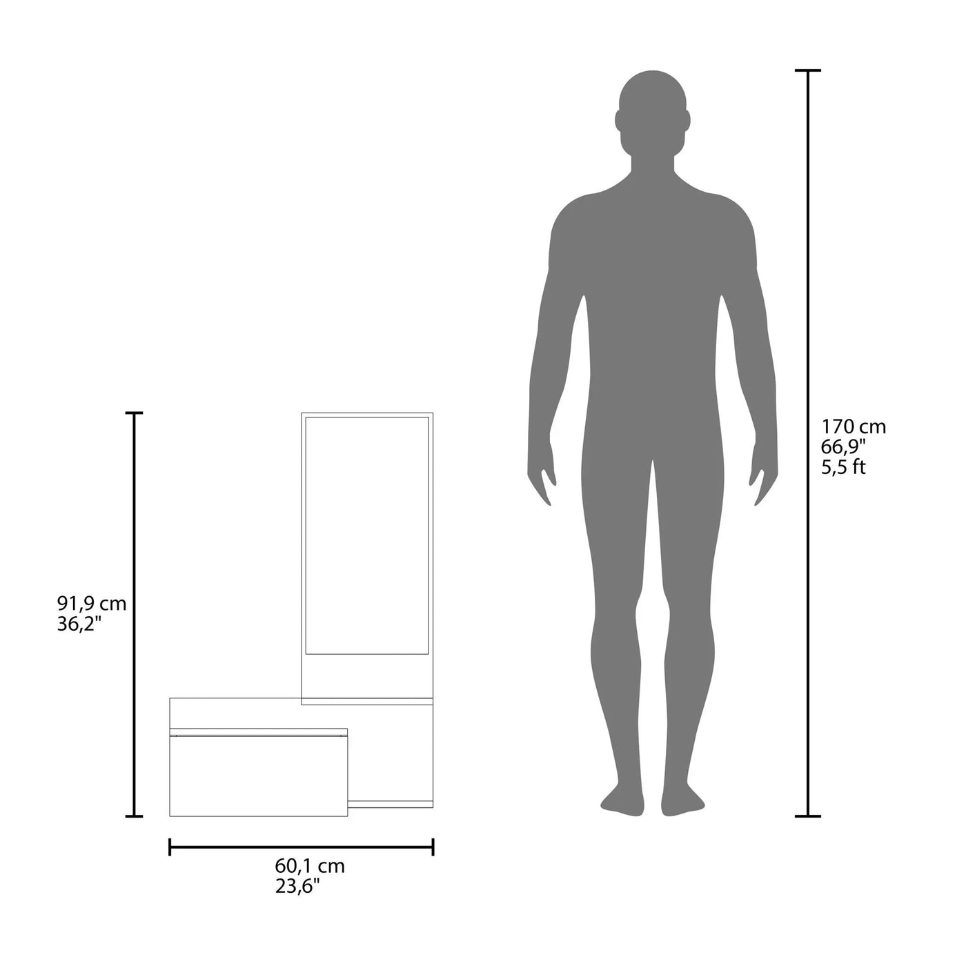 Lowell - Floating Hallway Cabinet by Unique Piece Furniture