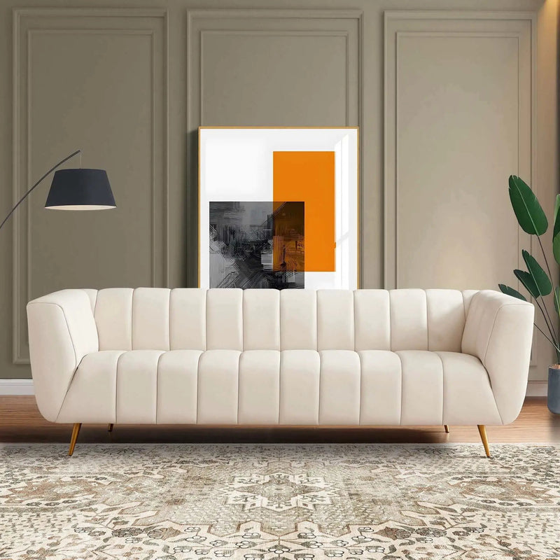 Lamattina - Genuine Italian Channel Tufted Sofa by HouseOfZazla