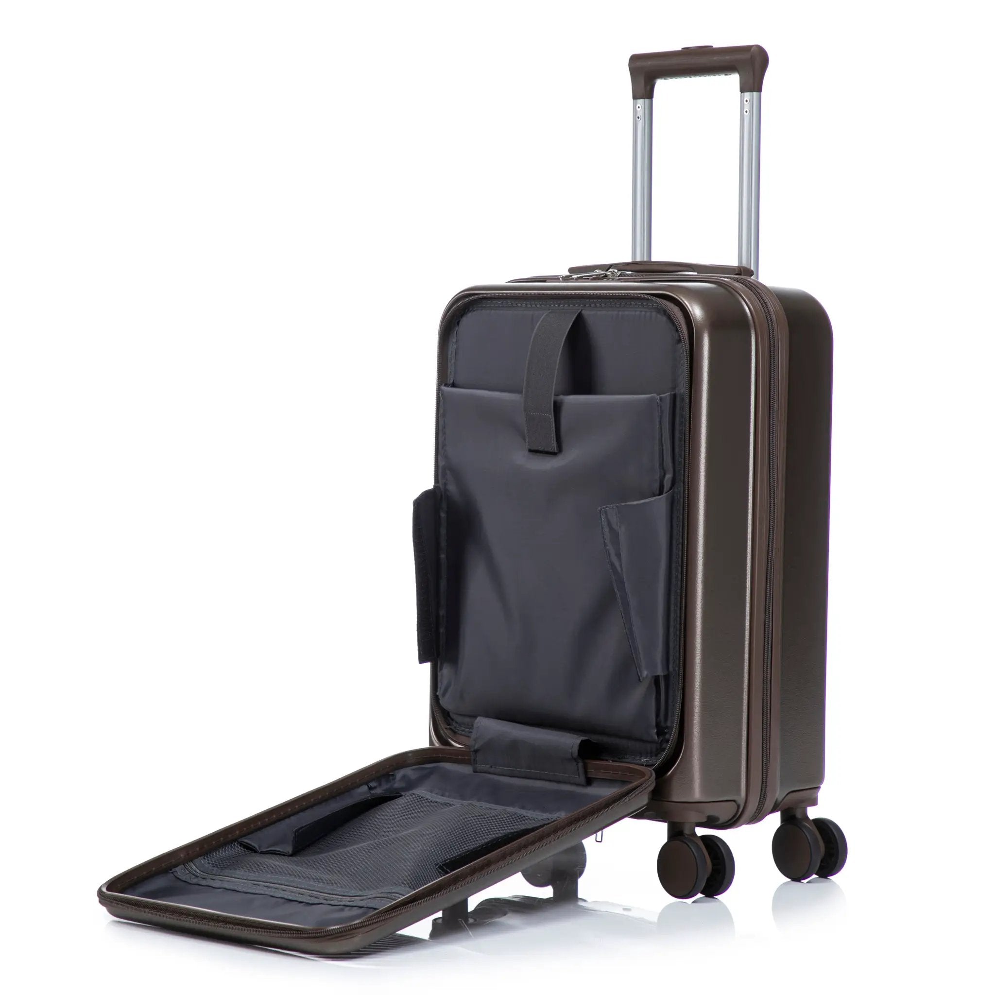 14' & 20' ABS Spinner Wheel Luggage Set with Cosmetic Case by HouseOfZazla