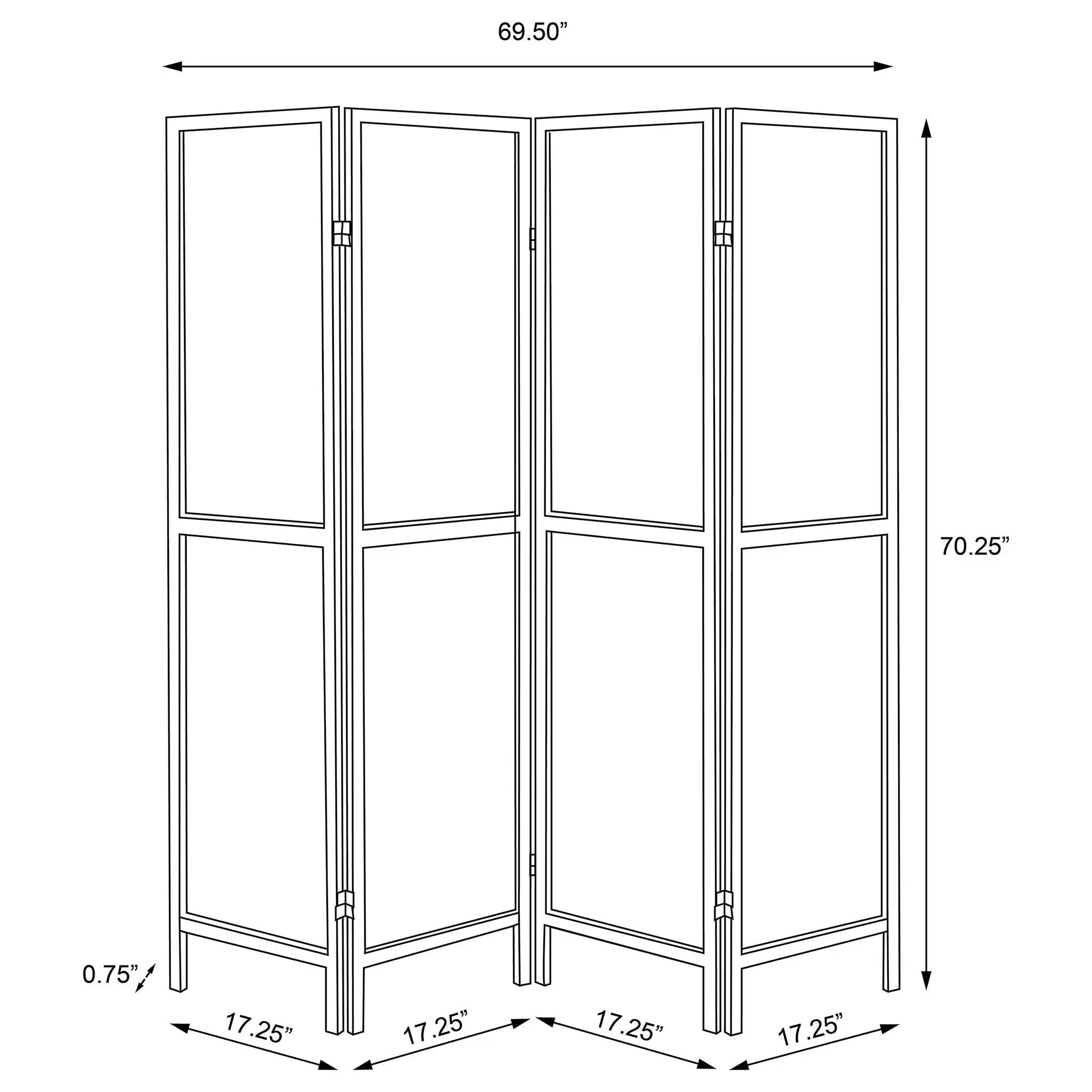 Florentin - 4 Panel Room Divider by HouseOfZazla