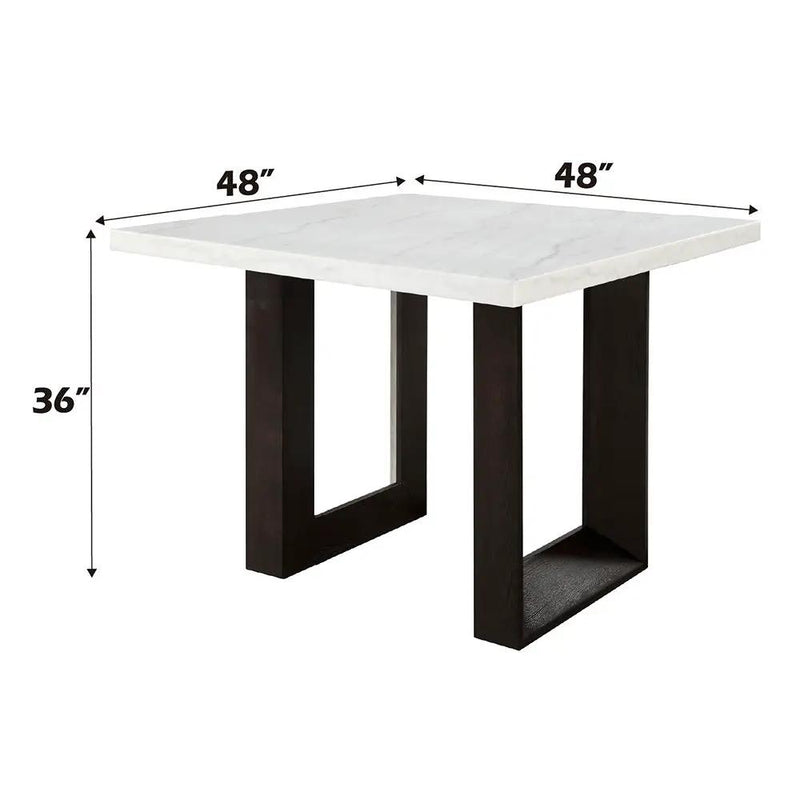 Edwyn - Dining Table With Marble Top by Unique Piece Furniture