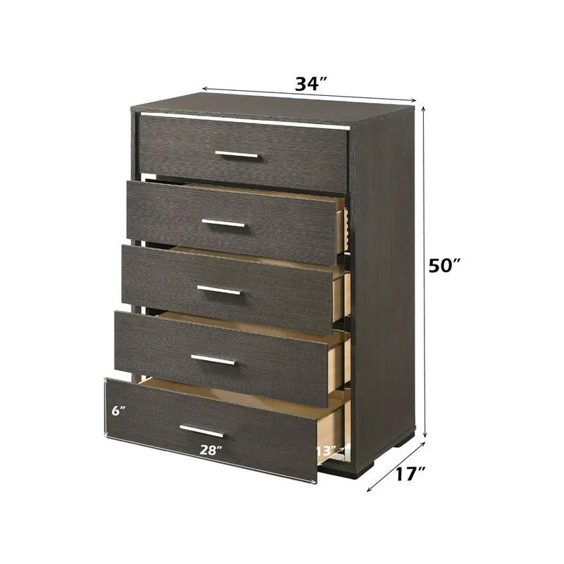 Escher - Chest - Gray Oak by Unique Piece Furniture