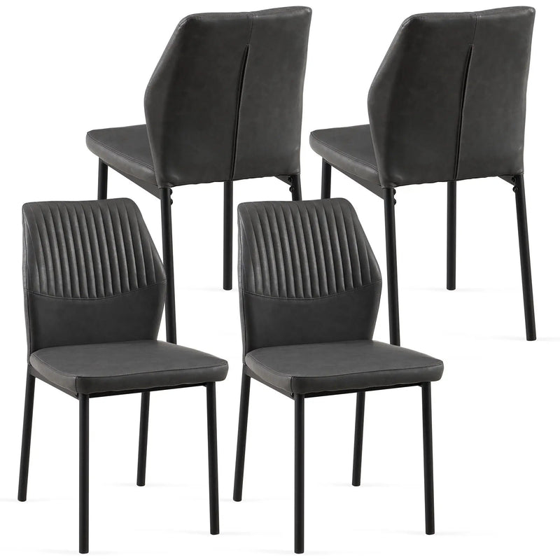 Dining Chairs Living Room Chair Modern Kitchen Armless Side Chair With Metal Legs by Unique Piece Furniture