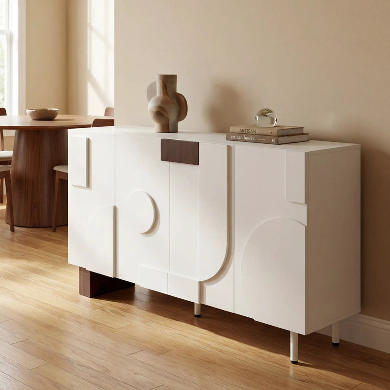Modern White Sideboard by HouseOfZazla